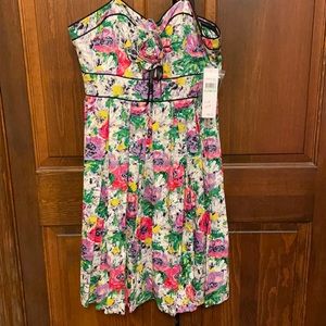 London Times Strapless Sundress